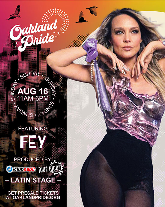 Fey at Oakland Pride