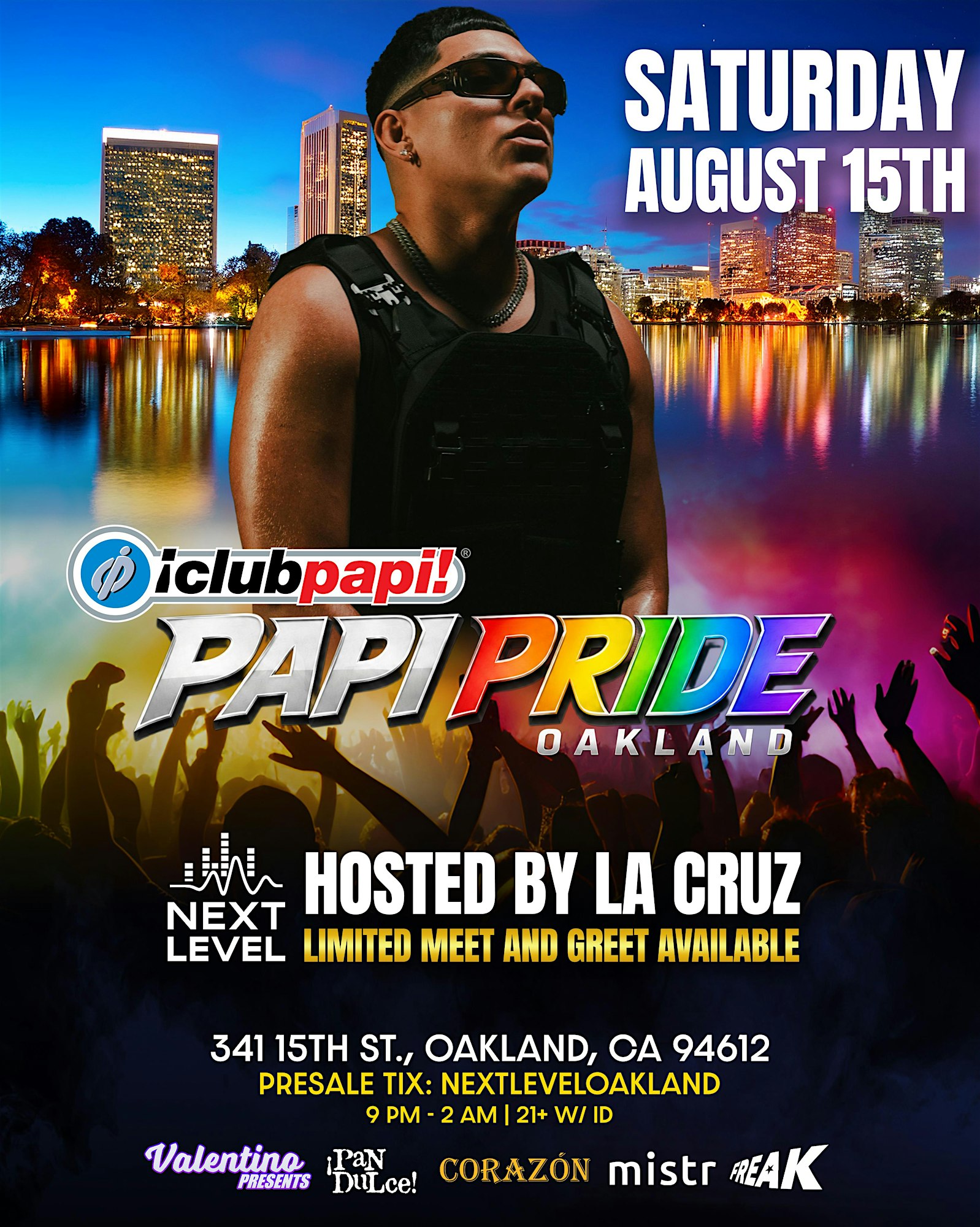 Oakland Pride: Club Papi – PAPI PARTY HOSTED BY LA CRUZ