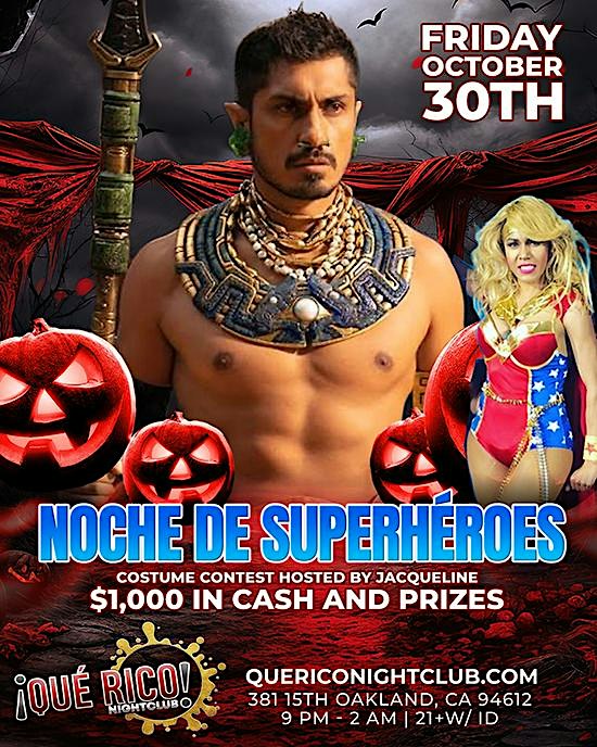 Noche de Superhéroes en Que Rico – $1,000 in Prizes
