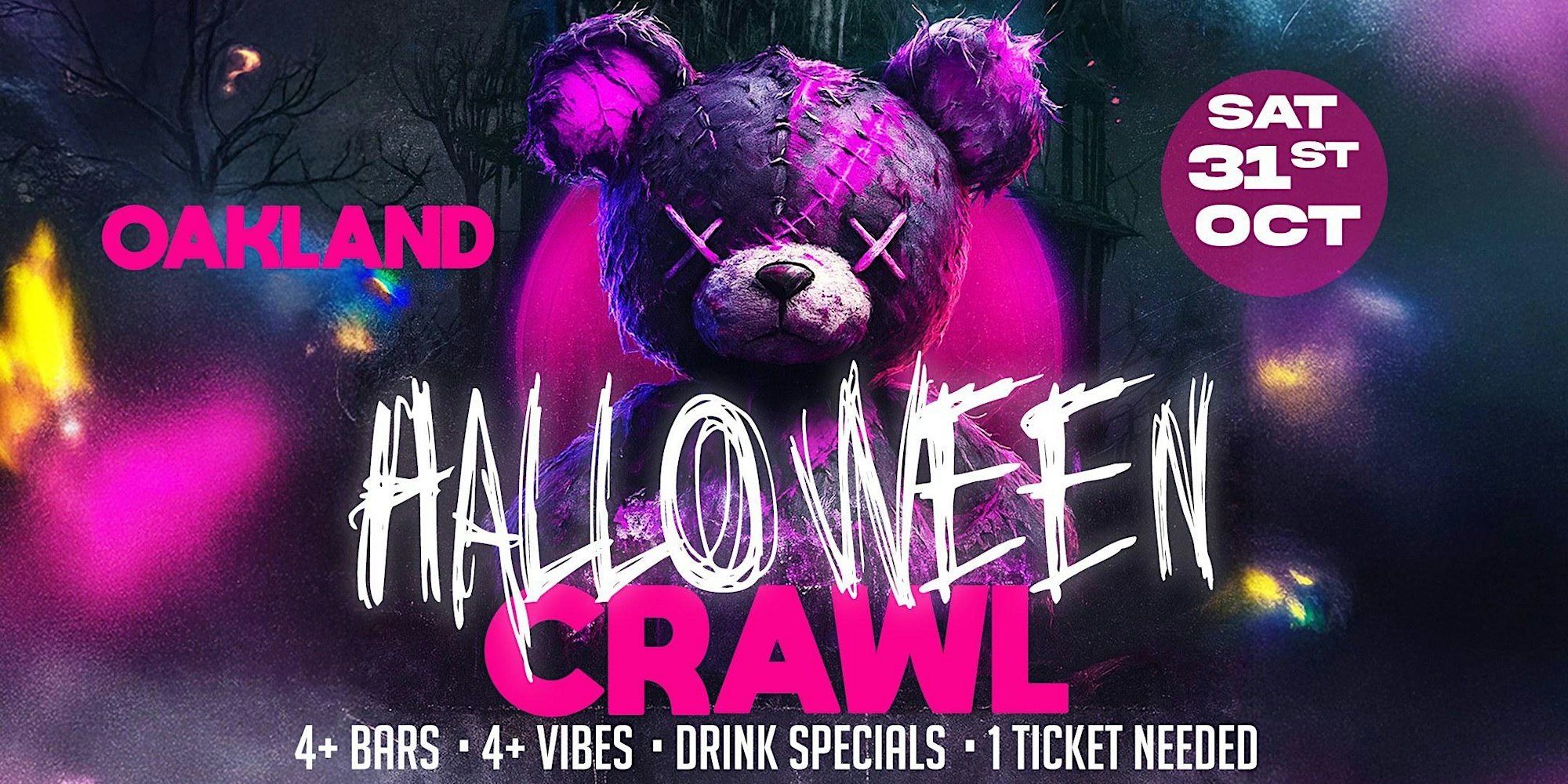 Oakland’s Haunted Hop 2026: Halloween Bar Crawl (Saturday, Oct 31)